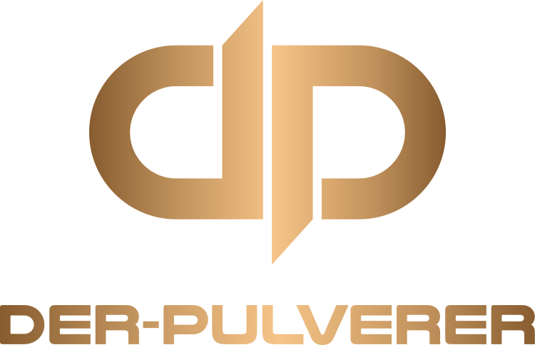 Der Pulverer Logo in Gold