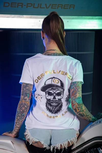 Der Pulverer - T-Shirt weiß